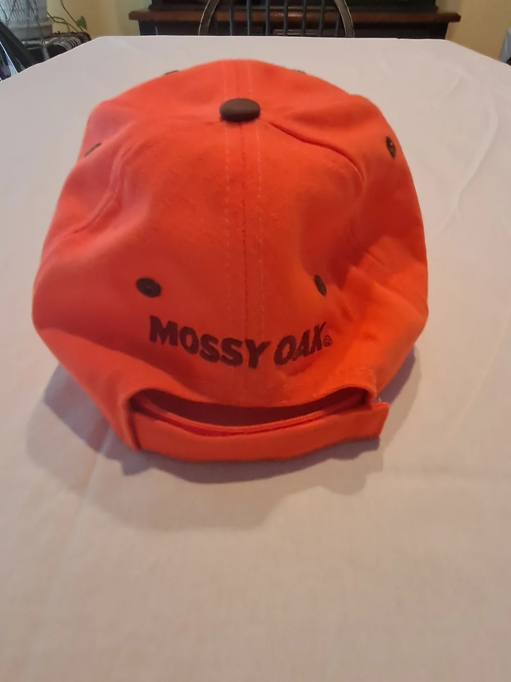 MOSSY OAK Orange and Brown Embroidered Tree Patch Cap
